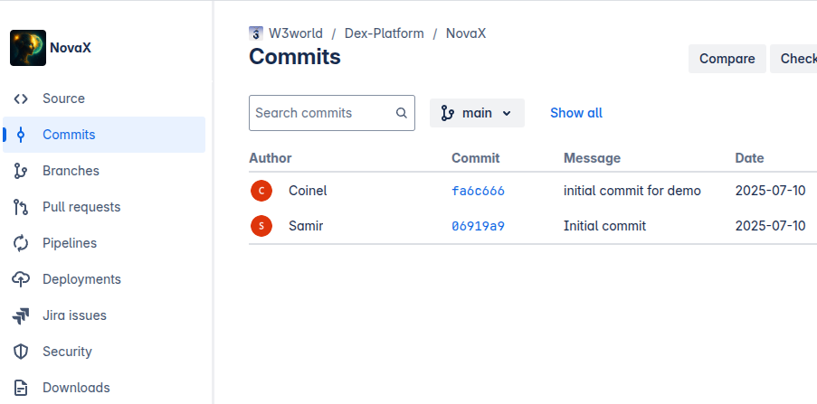 Figure 9: The two user IDs used to create the initial commit and update all the malicious repositories